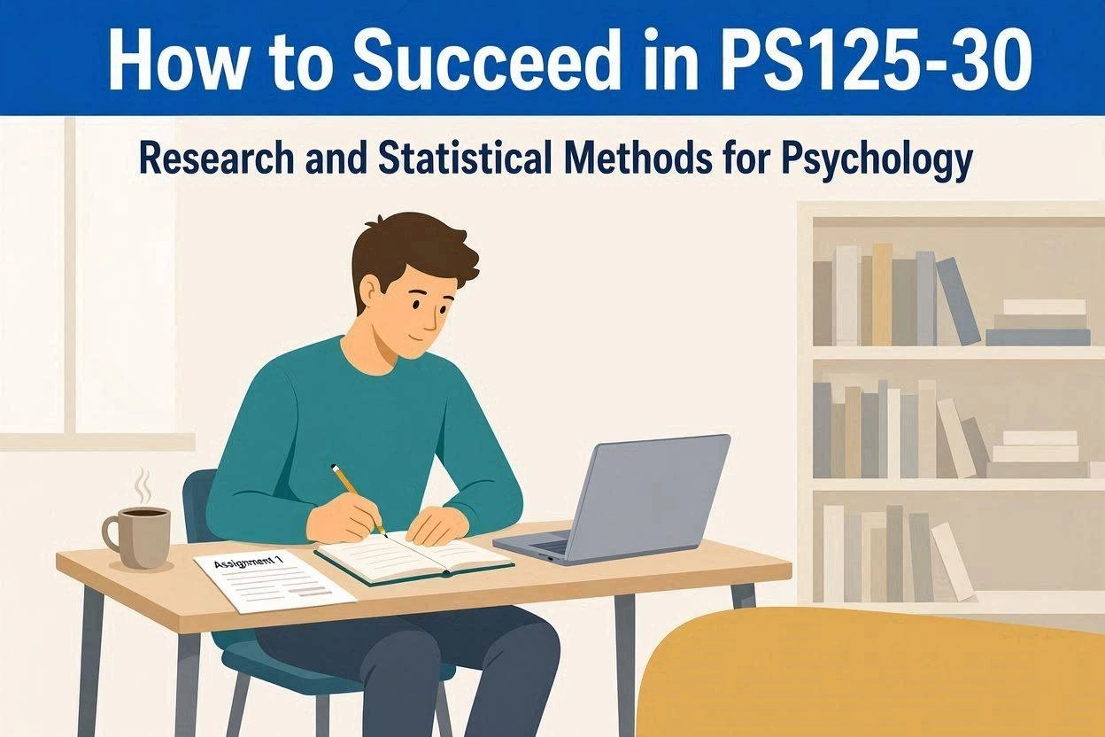 Excel in PS125-30 Research and Statistical Methods for Psychology